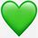 Green heart Emoji