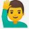 Guy Raising Hand Emoji