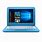 HP Mini Laptop Blue