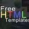 HTML Page Code Template