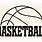 Half Basketball Logo