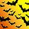 Halloween Background with Bats