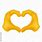 Hand Heart Emoji SVG