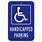 Handicap Parking Lot Signs