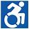 Handicap Sign SVG