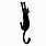 Hanging Cat Clip Art