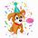 Happy Birthday Dog Emoji