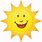 Happy Face Sun Emoji