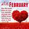 Happy New Month of February