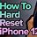 Hard Resrt iPhone 12