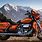 Harley Davidson Orange Paint