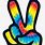 Hippie Peace Sign Hand