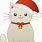 Holiday Cat Clip Art