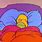 Homer in Bed Meme