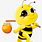 Honey Bee Cartoon Girl