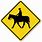 Horse Traffic Sign