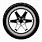 Hot Wheels Car Tire SVG