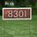 House Number Lawn Signs