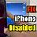 How Fix a Disabled iPhone