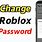 How to Change Password On Roblox