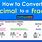 How to Convert Fractions