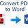 How to Convert PDF to Word Free