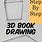 How to Draw 3D Book