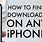 How to Find Downloads On iPhone