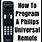 How to Program Philips Universal Remote
