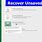 How to Recover Unsaved File in Excel