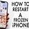 How to Restart iPhone When Screen Frozen