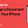 How to Sign Document On iPhone