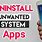 How to Uninstall Unwanted Apps
