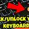 How to Unlock a Keyboard