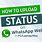 How to Update Status On WhatsApp Web