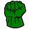 Hulk Fist Logo