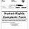 Human Rights Complaint Form