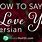 I Love You in Persian