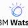 IBM Watson X Logo