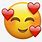In Love Emoji Transparent