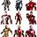 Iron Man Suits in Order