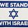Israel Flag I Stand with Israel