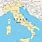 Italian Peninsula World Map