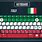 Italian QWERTY Keyboard Layout