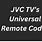 JVC TV Remote Codes