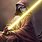 Jedi with Yellow Lightsaber