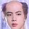 Jin BTS Bald