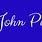 John Paul Lettering