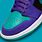 Jordan Teal and Purple