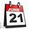June 21 Calendar